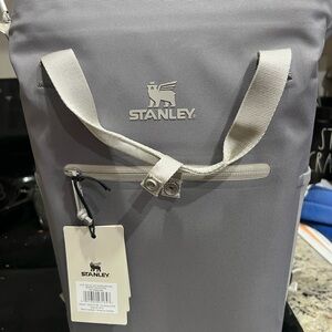 Stanley Gray Duffel Bag with Cream Accents